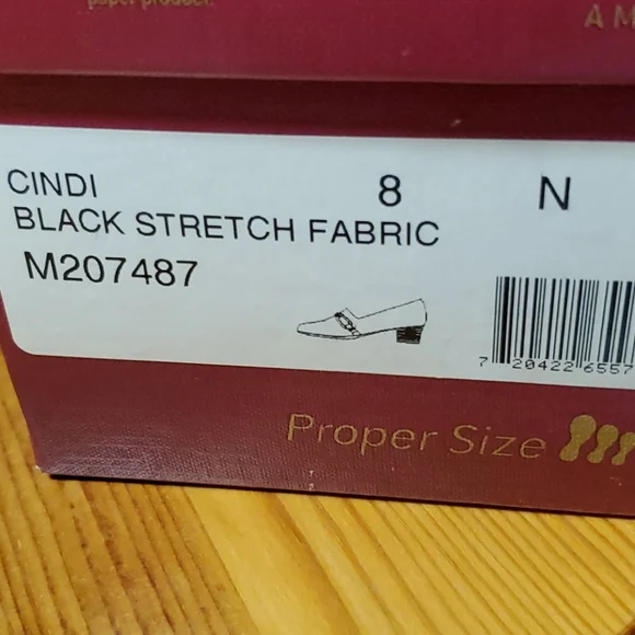 Munro Cindy black pumbs size 8N M207487 - Picture 7 of 7